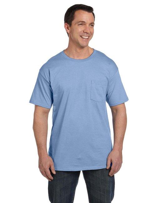 Hanes Adult Beefy-T® with Pocket 5190P - Dresses Max