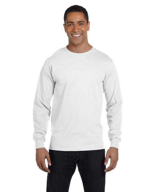 Hanes Men's 5.2 oz. ComfortSoft  Cotton Long-Sleeve T-Shirt 5286 (Pack of 6)