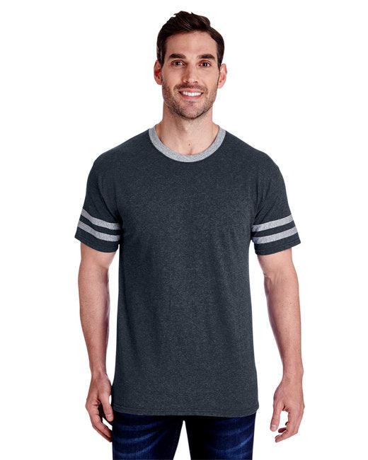 Jerzees Adult TRI-BLEND Varsity Ringer T-Shirt 602MR - Dresses Max