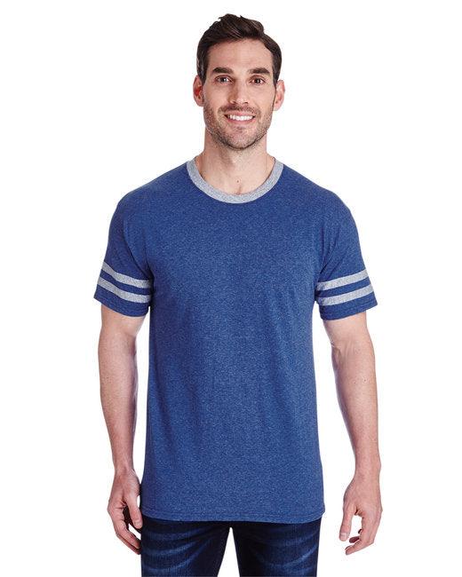 Jerzees Adult TRI-BLEND Varsity Ringer T-Shirt 602MR - Dresses Max