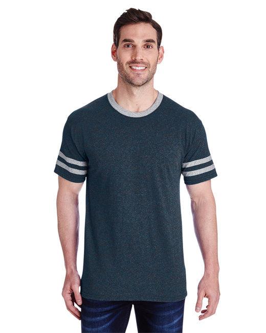 Jerzees Adult TRI-BLEND Varsity Ringer T-Shirt 602MR - Dresses Max