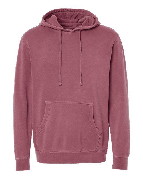 Independent Trading Co. Midweight Pigment-Dyed Hooded Sweatshirt PRM4500 - Dresses Max