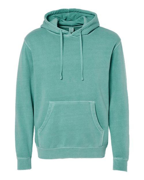 Independent Trading Co. Midweight Pigment-Dyed Hooded Sweatshirt PRM4500 - Dresses Max