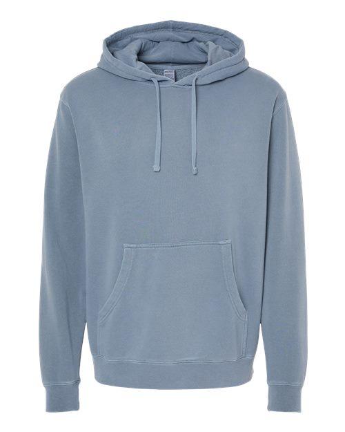 Independent Trading Co. Midweight Pigment-Dyed Hooded Sweatshirt PRM4500 - Dresses Max