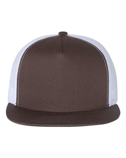 YP Classics Flat Bill Trucker Cap 6006 - Dresses Max