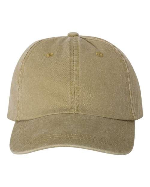 Mega Cap Pigment-Dyed Twill Cap 7601 - Dresses Max