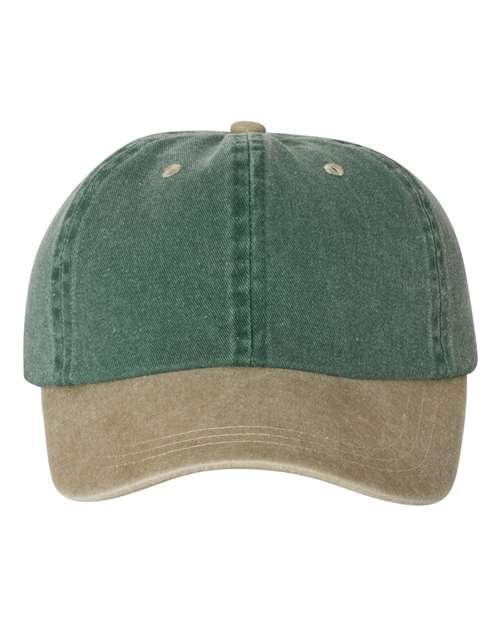 Mega Cap Pigment-Dyed Twill Cap 7601 - Dresses Max