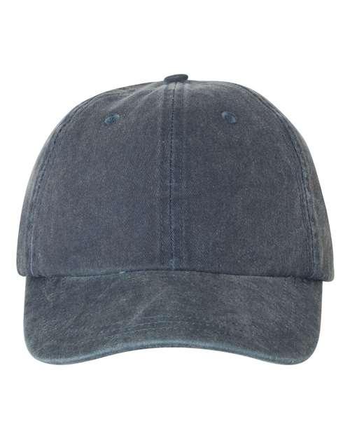 Mega Cap Pigment-Dyed Twill Cap 7601 - Dresses Max