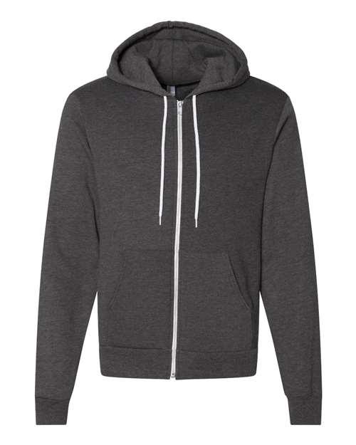 American Apparel USA-Made Flex Fleece Unisex Full-Zip Hoodie F497US - Dresses Max