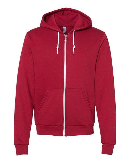 American Apparel Flex Fleece Unisex Full-Zip Hoodie F497 - Dresses Max