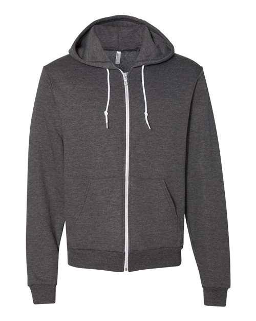 American Apparel Flex Fleece Unisex Full-Zip Hoodie F497 - Dresses Max