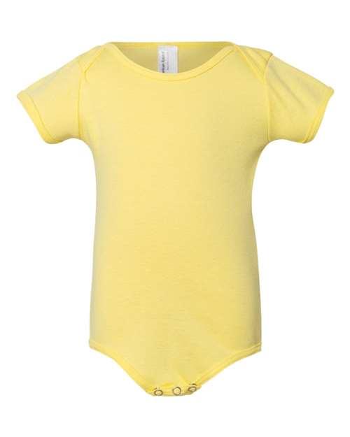 American Apparel Infant Baby Rib Onesie 4001W - Dresses Max