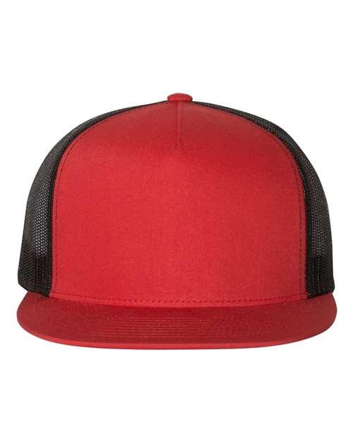 YP Classics Flat Bill Trucker Cap 6006 - Dresses Max