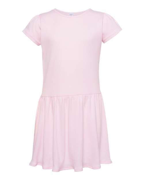 Rabbit Skins Toddler Baby Rib Dress 5323 - Dresses Max