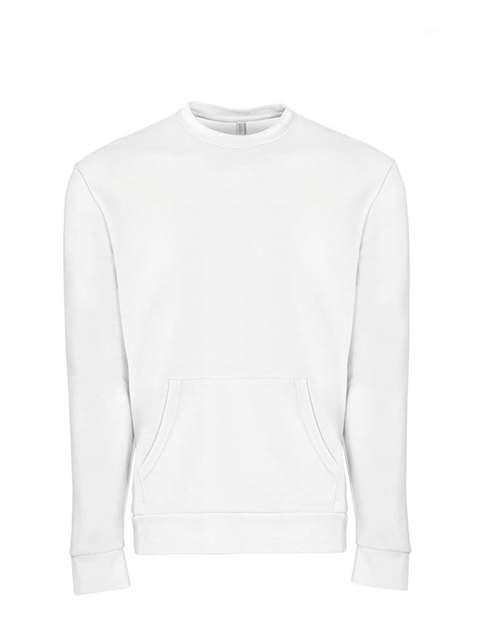 Next Level Unisex Santa Cruz Pocket Crewneck Sweatshirt 9001 - Dresses Max