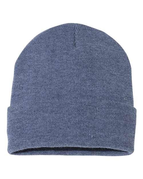 Sportsman Solid 12" Cuffed Beanie SP12 - Dresses Max