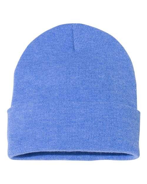 Sportsman Solid 12" Cuffed Beanie SP12 - Dresses Max