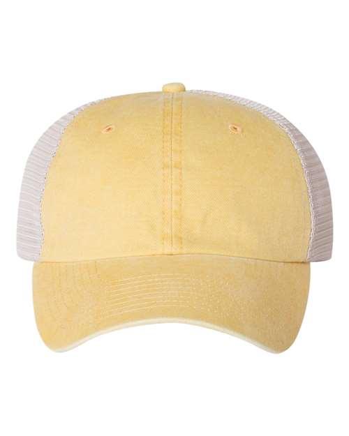 Sportsman Pigment-Dyed Trucker Cap SP510 - Dresses Max