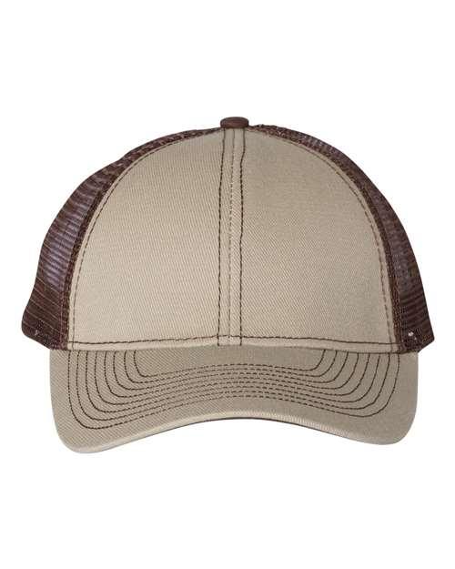 Mega Cap Twill-Front Trucker Cap 7641 - Dresses Max