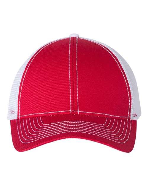 Mega Cap Twill-Front Trucker Cap 7641 - Dresses Max