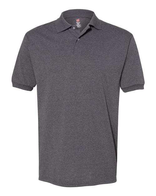 Hanes Ecosmart® Jersey Polo 054X - Dresses Max