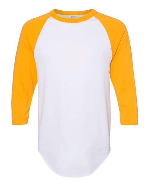 Augusta Sportswear Three-Quarter Raglan Sleeve Baseball Jersey 4420 - Dresses Max