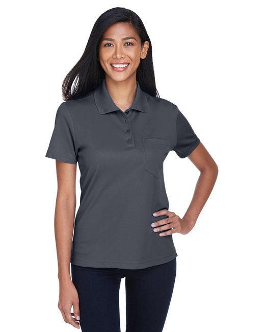 CORE365 Ladies' Origin Performance Piqu Polo with Pocket 78181P - Dresses Max