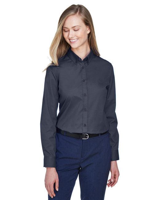 CORE365 Ladies' Operate Long-Sleeve Twill Shirt 78193 - Dresses Max