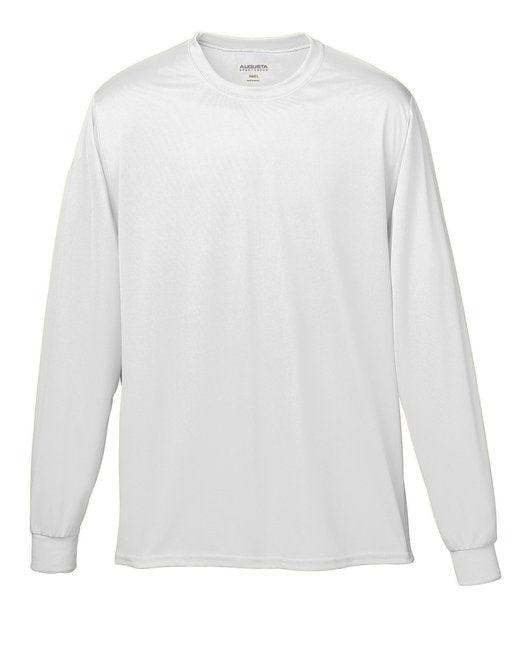 Augusta Sportswear Adult Wicking Long-Sleeve T-Shirt 788 - Dresses Max