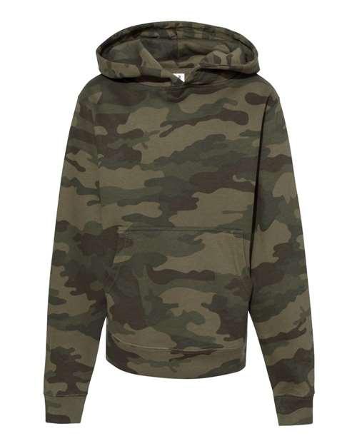 Independent Trading Co. Youth Midweight Hooded Sweatshirt SS4001Y - Dresses Max