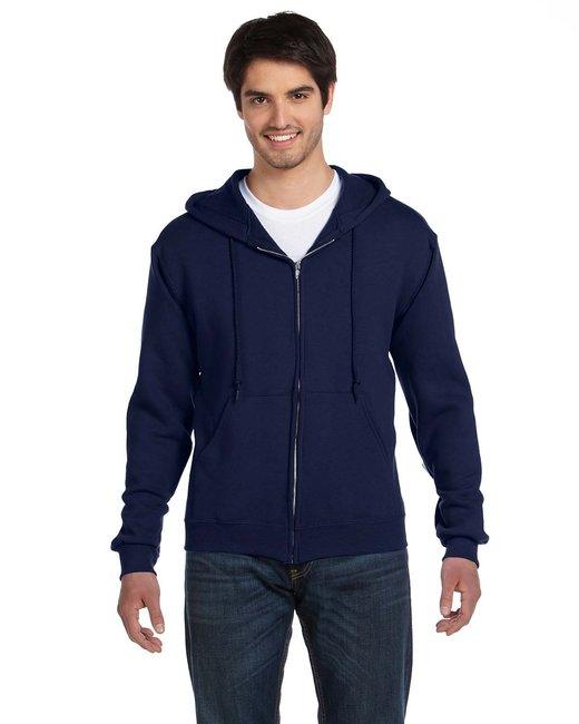 Fruit of the Loom Adult Supercotton Full-Zip Hooded Sweatshirt 82230 - Dresses Max