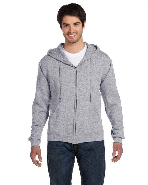 Fruit of the Loom Adult Supercotton Full-Zip Hooded Sweatshirt 82230 - Dresses Max