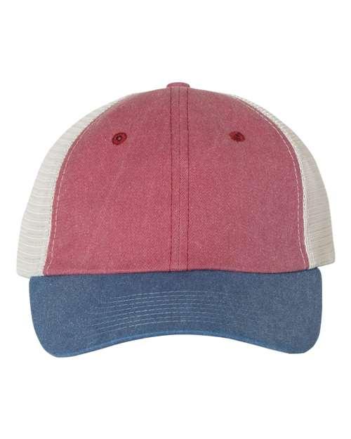 Sportsman Pigment-Dyed Trucker Cap SP510 - Dresses Max