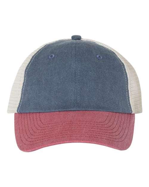 Sportsman Pigment-Dyed Trucker Cap SP510 - Dresses Max