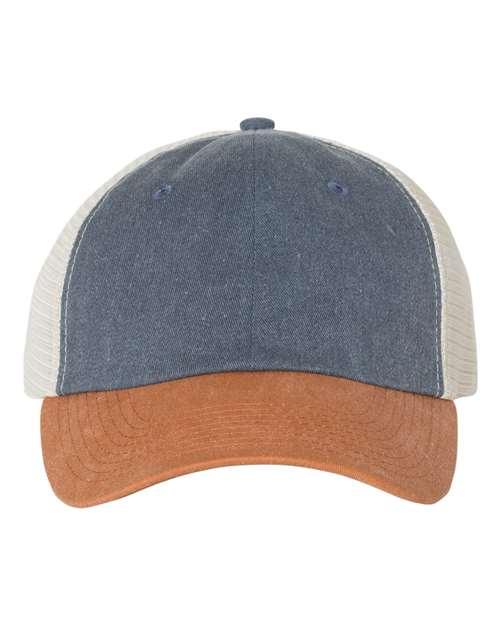 Sportsman Pigment-Dyed Trucker Cap SP510 - Dresses Max