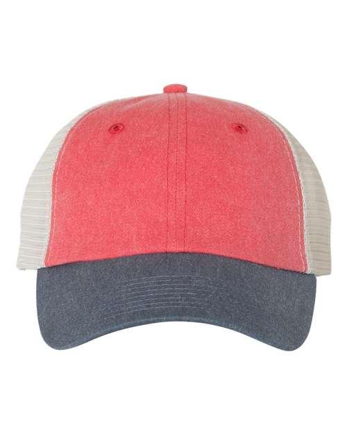 Sportsman Pigment-Dyed Trucker Cap SP510 - Dresses Max