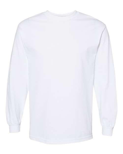 American Apparel Unisex Heavyweight Cotton Long Sleeve Tee 1304 - Dresses Max