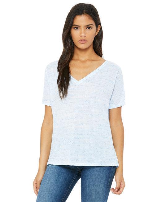 Bella + Canvas Ladies' Slouchy V-Neck T-Shirt 8815 - Dresses Max