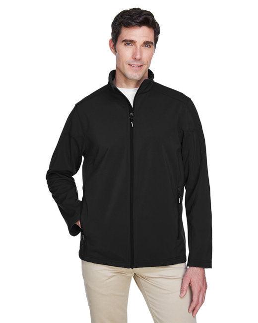 CORE365 Men's Tall Cruise Two-Layer Fleece Bonded Soft Shell Jacket 88184T - Dresses Max