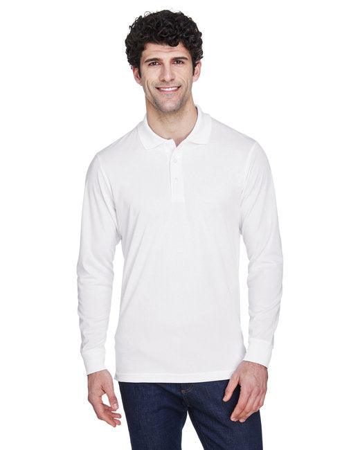 CORE365 Men's Pinnacle Performance Long-Sleeve Piqu Polo 88192 - Dresses Max