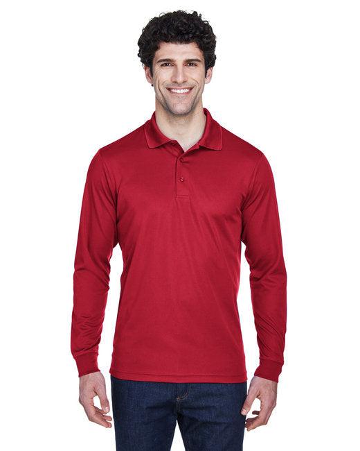 CORE365 Men's Pinnacle Performance Long-Sleeve Piqu Polo 88192 - Dresses Max