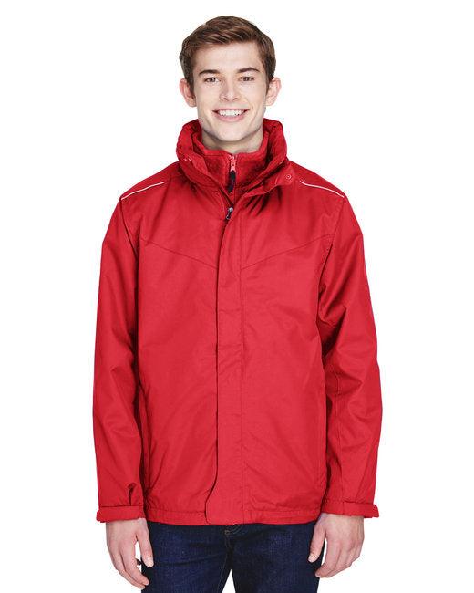 CORE365 Men's Region 3-in-1 Jacket with Fleece Liner 88205 - Dresses Max