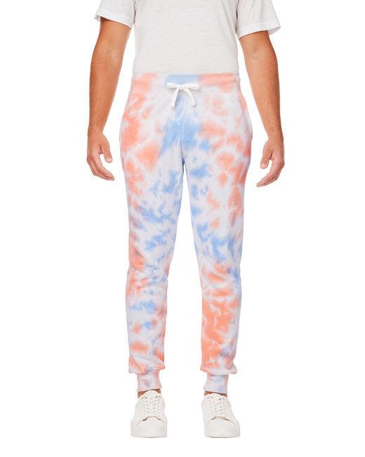 J America Adult Tie Dye Fleece Jogger 8884JA - Dresses Max