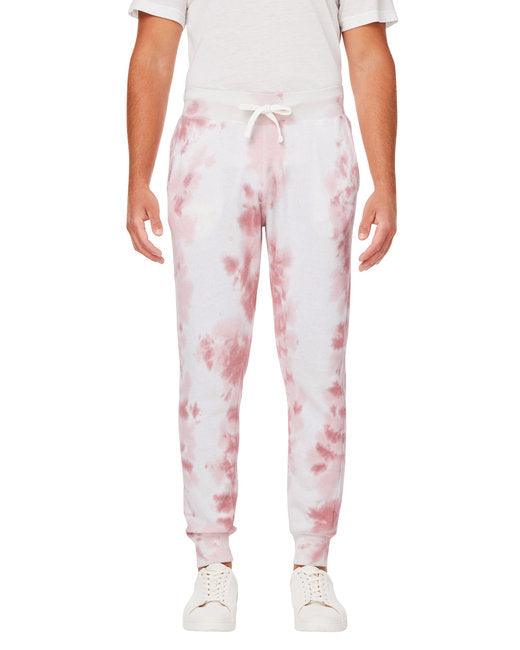 J America Adult Tie Dye Fleece Jogger 8884JA - Dresses Max