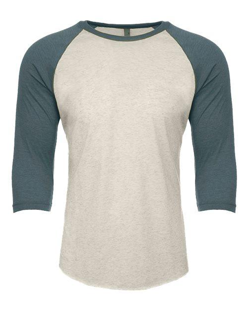 Next Level Unisex CVC Three-Quarter Sleeve Raglan T-Shirt 6251 - Dresses Max