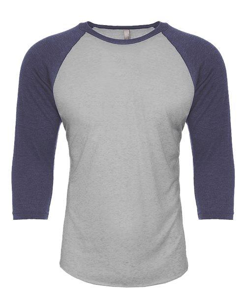 Next Level Unisex CVC Three-Quarter Sleeve Raglan T-Shirt 6251 - Dresses Max