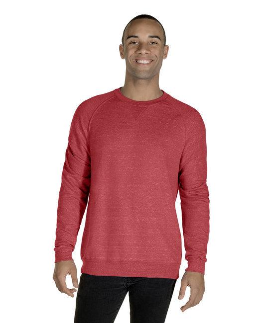 Jerzees Adult Snow Heather French Terry Crewneck Sweatshirt 91MR - Dresses Max