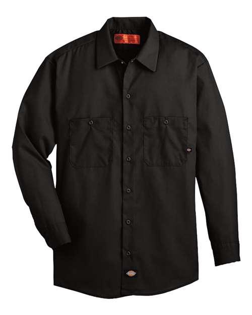 Dickies Industrial Long Sleeve Work Shirt L535 - Dresses Max