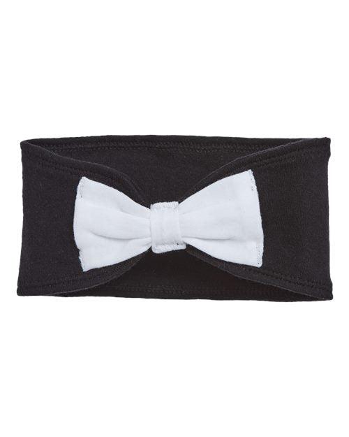 Rabbit Skins Infant Bow Tie Headband 4454 - Dresses Max