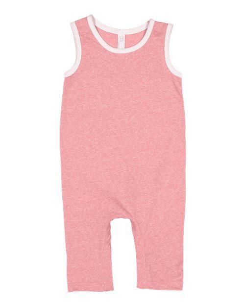 Rabbit Skins Infant Harborside Mélange Tank Romper 4492 - Dresses Max